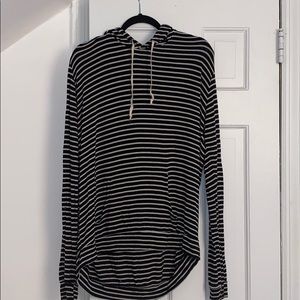 Brandy Melville striped hoodie